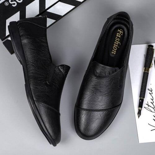 Mens Slip on Loafers Comfort Casual Shoes Breathable Moccasins Driving Shoes Footwear Big Size Sneakers Outdoor Boat Shoes