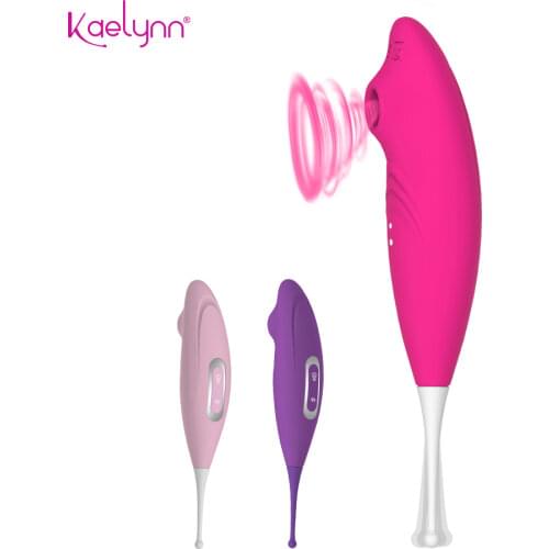 New 10 Speeds Magic Wand Sucking Vibrator Nipple Clit Stimulator Massage Vibrators Female Masturbation Erotic Sex Toys for Women