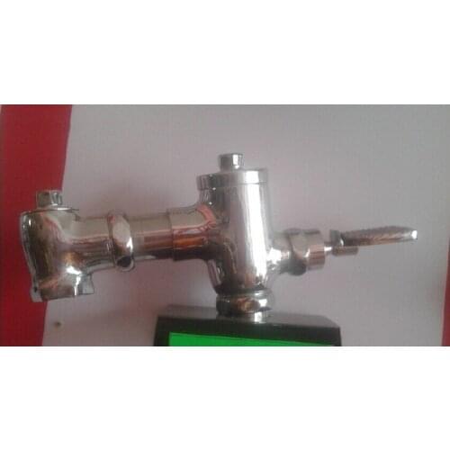 Full copper pedal flush pallet flush horizontal pedal flush valve telescopic flush valve stool pit delay valve