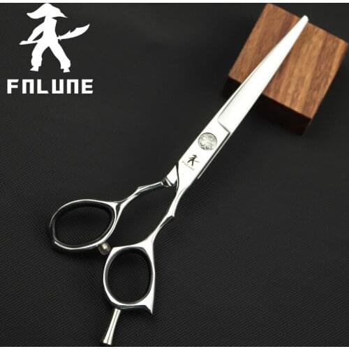 FnLune 6 Inch VG-10 Irregular Handle Professional Hair Salon Scissors Cut Barber Accessories Haircut Shear Hairdressing Scissors