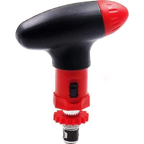 Manual 1/4'' T-type Ratchet Screwdriver 6.35mm Forward Reverse Quick Bolt Driver Disassemble Screwdriver Hand Repair Tool