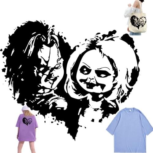 Heat Transfer printing Stickers on fabric Washable Iron-on Transfers Chest badges Patches for Kids Clothing Jacket