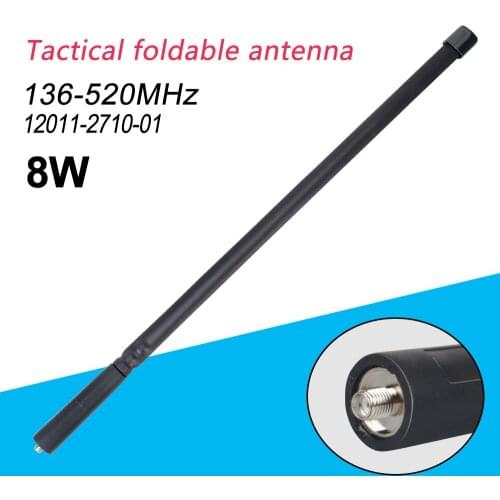 Outdoor Flexible Walkie Talkie Antenna Portable Extend Radio Foldable SMA Female Dual Band 136/520MHz For Baofeng UV-5R/82