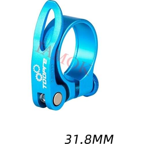 TOOPRE Bike Aluminium Alloy Seatpost Clamp Iamok Colour 31.8/34.9mm Seatpost-Clamp Bicycle Parts
