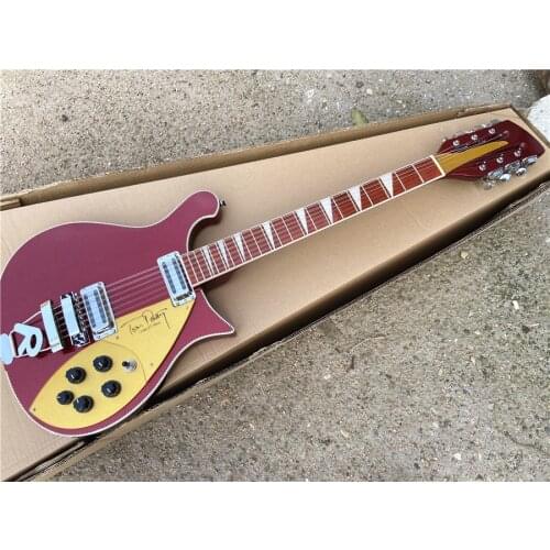 High quality 660 electric guitar 12 string metal red rosewood fingerboard R bridge free shipping