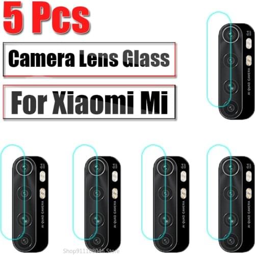 5Pcs Camera Protective Glass For Xiaomi Mi 10T Lite Note 10 Pro Camera Protector On Xiomi 9T Ultra 11 Mi10 Mi10T 10Pro Len Film