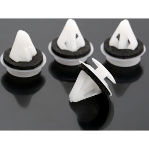 50Pcs Car Door Trim Panel Retainer Clips G18K-51-SJ3 Plastic Rivets Auto Fasteners For Mazda Moulding Side Fender Bumper Clips