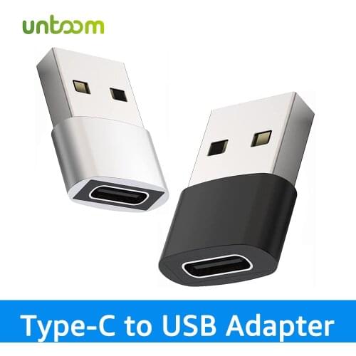 Untoom USB C Adapter Type C To USB2.0 Adapter Type-C Converter For Xiaomi Samsung Laptop Computer Support Charging Data Transfer