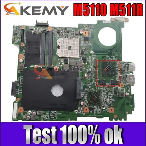 Akemy FOR DELL INSPIRON M5110 M511R Laptop Motherboard 48.4IE04.04.021 10246-2 PWB:M8GR8 CN-0FJ2GT FJ2GT Mainboard 100% tested