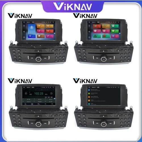 For Mercedes Benz C200 C180 W204 2007-2010 android car radio multimedia player head unit gps navigation hd screen autoradio 2din