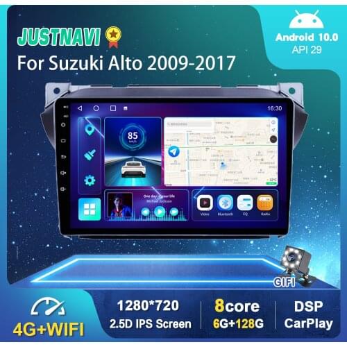 OKNAVI 6G 128G Android 10.0 Car Radio Multimedia Video Player For Suzuki Alto 2009-2017 GPS Serero Carplay DVR Work No 2 din DVD