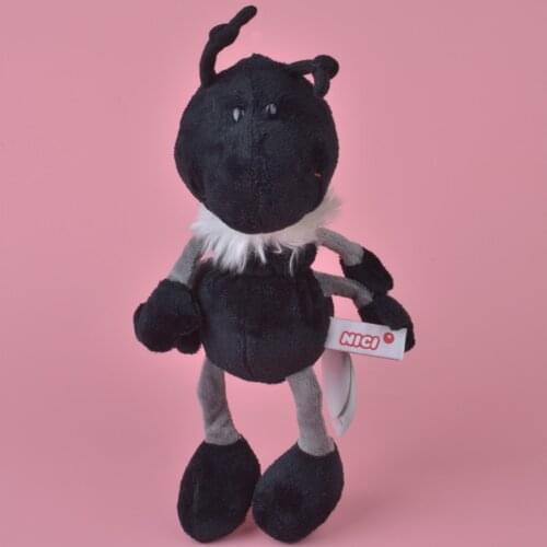 25cm-30cm Black color Ant Stuffed Plush Toy Cute Baby/ Kids Gift, Plush Doll Free Shipping