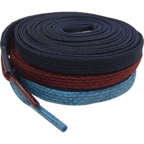 Coolstring 60-180cm Customizable Multicolor Flying Weaving Flat Type Polyester Shoelaces Men Women Snekaer Sport Canvas Ropes