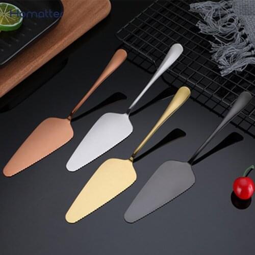 Homatter 304 Stainless Steel Cake Pizza Shovel Knife Butter Knife For Pie/Cheese Dessert Cutlery Bakeware Cake Spatula Tool