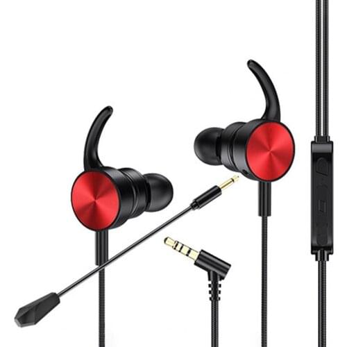 Gaming Wired Earphone Game Headset with Mic Headphones forhuawei P30 P30 Pro PS4 PUBG 3.5mm Phone 3D Earbuds for Huawei