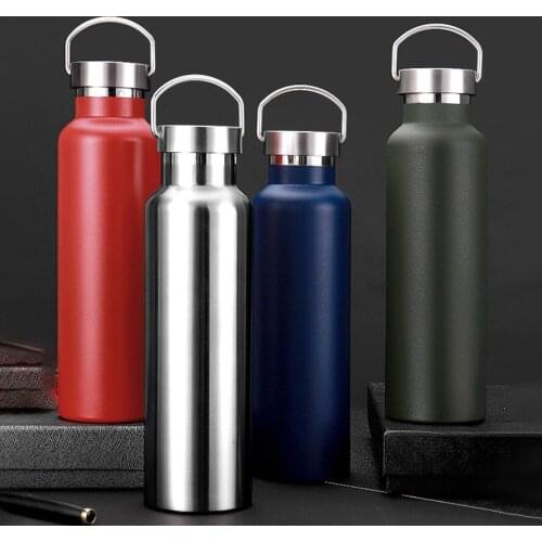 Classic Simple Shape 600ML 25*7cm304 Stainless Steel Vacuum Cup with Inner Liner for Outdoor Sports