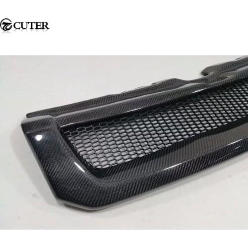 Car body kit Carbon fiber front grill grille for Land Rover Range Rover Evoque 12-16