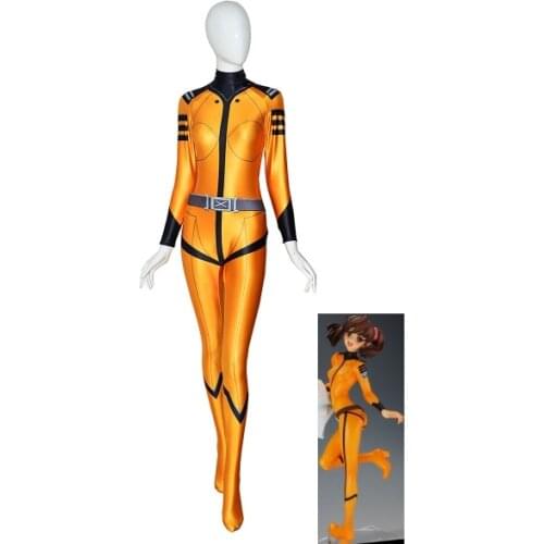 Yuria Misaki Cosplay Costume Space Battleship Yamato 2199 TV Series Cosplay Zentai Bodysuit for Girls Women Female Ladys