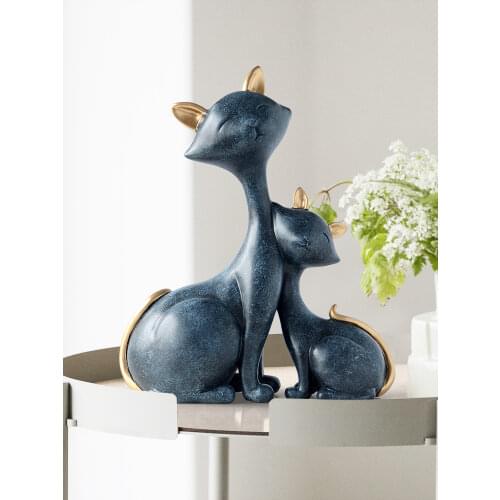 Creative Gift Decoration Nordic Modern Lucky Cat Home Decoration Furnishing Wine Cabinet TV Cabinet Entrance Table Decoration