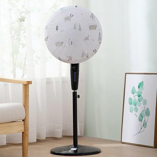 Round Eletric Fan Dust Cover Diameter 45cm Nets Fan Cover Waterproof Dustproof Stand Fan Cover Fan Guard Storage Bag