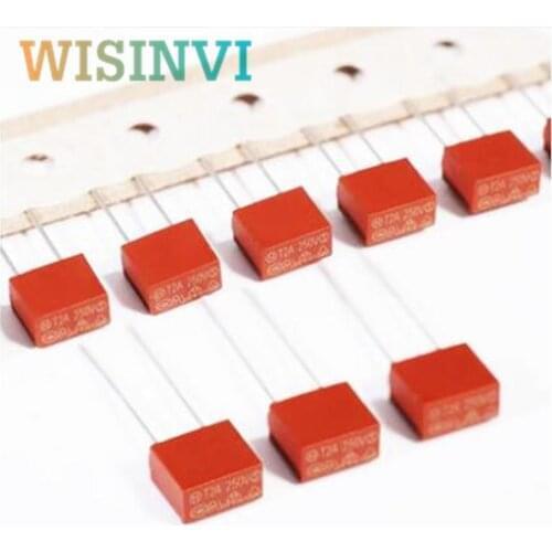 Square Fuse 0.5A 0.8A 1A 2A 2.5A 3.15A 4A 5A 6.3A 8A 10A 250V 392 Plastic Fuse T2A LCD TV Power Board Commonly Water Puri