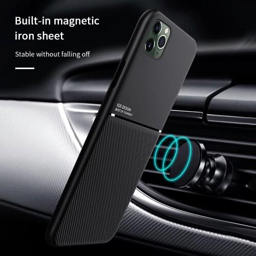 Car holder Magnetic Case For iPhone 11 11 Pro 11 Pro Max Case Silicone TPU Magnet Phone Case For iphone 11 pro Protective Cover