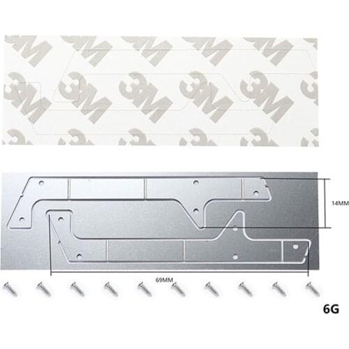 Anti-scratch Metal Side Door Anti-skid Plate Board for 1/24 Axial SCX24 Wrangler RC Car Modification Part