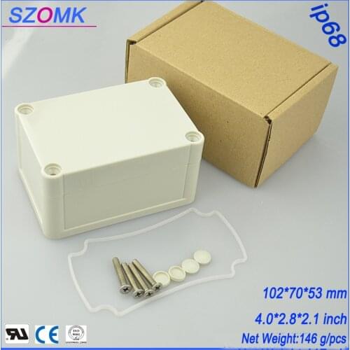 Cover housing enclosure for electronics (1 pcs) 102*70*53mm cover housing plastic electronics enclosure brand box plastic case