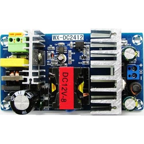 AC to DC Switching Power Supply Board Power Supply Module Overvoltage Overcurrent Circuit Protection 12V/8A 100W