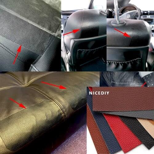 PU No Ironing Self Adhesive Patches Stick on Sofa Clothing Repairing Leather PU Patch Fabric Big Sticker Patches