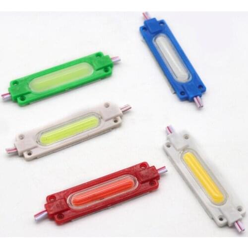 LED Module COB 2W IP20 IP65 With Lens Store Front Window Light Sign Lamp Injection White Strip Light Led Backlight Super Brightn