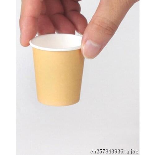 1200pcs Mini Paper Tasting Cups 60ML Drinking Tea Cup Coffee Supermarket Promotion Sample Cups