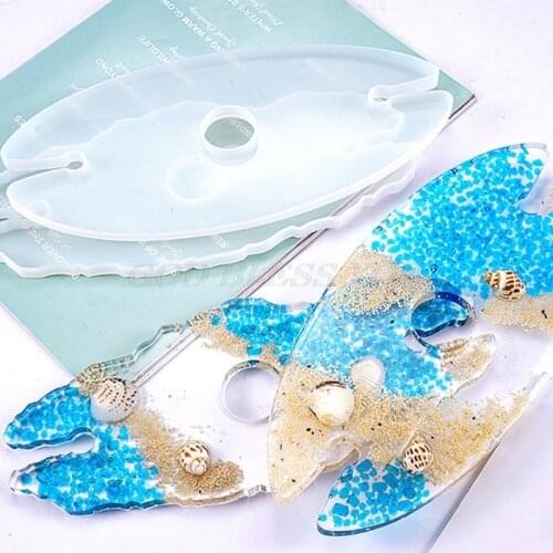 2Pcs Crystal Epoxy Resin Mold Wine Glass Rack Tray Casting Silicone Mould DIY Crafts Bottle Cup Holder Making Tools