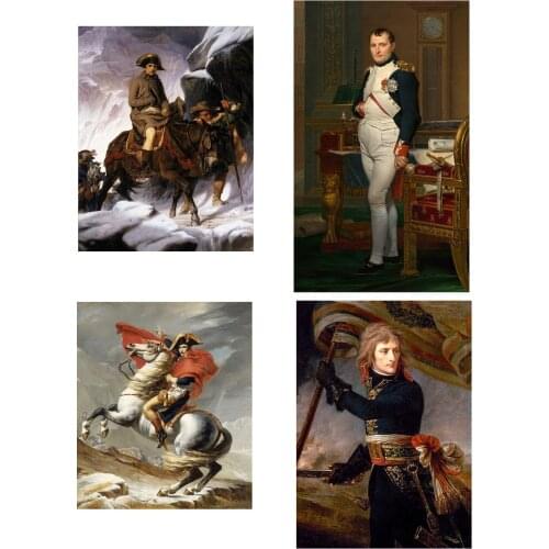 4pcs -HOME TOP decorative art GOOD quality- Emperor of the French Napoleon Bonaparte Napoleon I print art painting