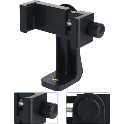 Ripod Mount Adapter Rotatable Stand Mount Adapter For Smart Phone Tripod Stand 360 Degree Adjustable Clip