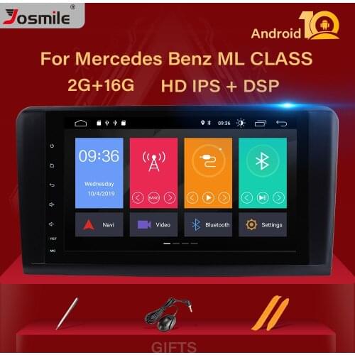 IPS 2Din Android 10 Car Multimedia Player For Mercedes Benz CLASS ML W164 X164 ML350 ML300GL500 ML320 ML280GL350 GL450 GPS Radio