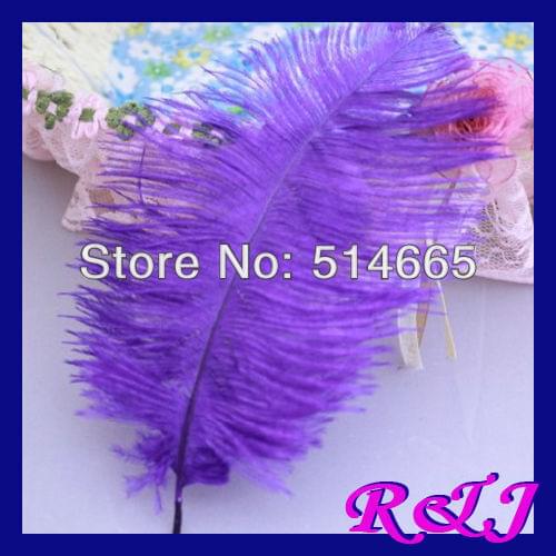 Free shipping Cheap ostrich feather 100pcs 10-12inch 25-30cm purple Ostrich plumage ostrich plume