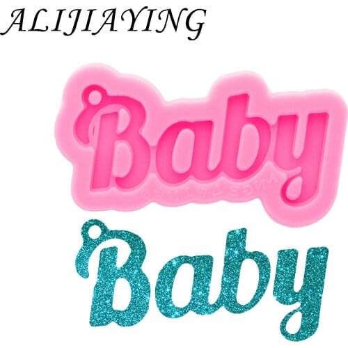 Shiny Silicone Baby Keychain Mold - Resin Crafting Mold - Silicone Mold for Epoxy - Mold Resin Craft DY0762