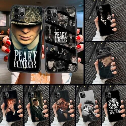 Peaky Blinders Phone Case Cover Hull For iphone 5 5s se 2 6 6s 7 8 12 mini plus X XS XR 11 PRO MAX black fashion prime pretty