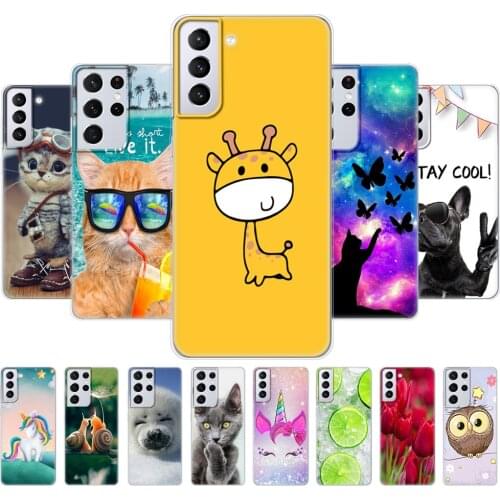 For Samsung Galaxy S21 | S21+ | S21 Ultra 5G Case For Samsung S21 plus Phone Cover GalaxyS21 S 21 Silicon TPU Bumper Back Funda