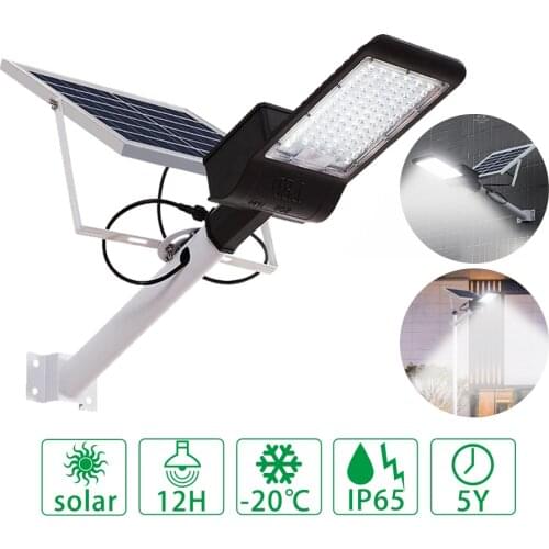 Black Casing Solar Led Street Light With Lens Waterproof IP65 Remote Control 80W-150W Led Solar Lamp For Garden Path Light Pole