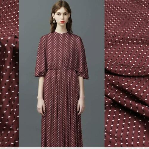 Digital printing natural silk fabric 16 mm crepe de chine silk fabric meter shirt dress fabric wholesale silk cloth