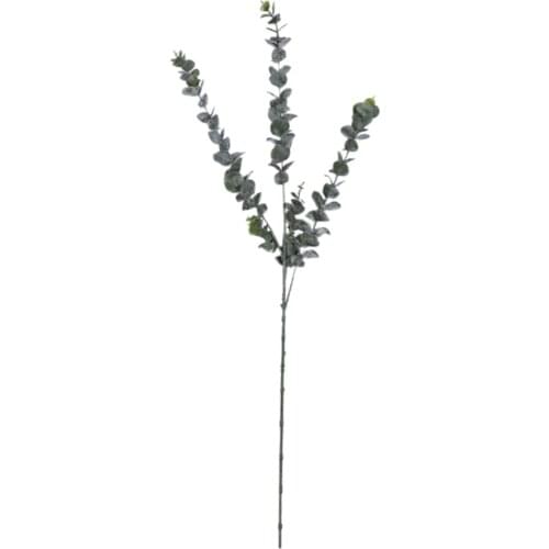 Artificial Plants Simulation Leaves Faux Eucalyptus Flowers Plastic Home Decoration Branches Silk Hotels Wedding Party Floral