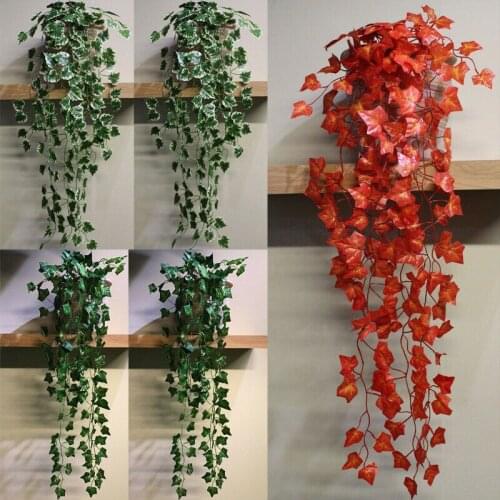 Artificial Succulents Pearls Fleshy green Vine branches wall Hanging Plastic Rattan plants fall home wedding decoration flowers