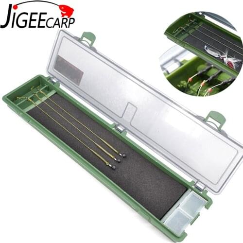 Carp Fishing Accessories Storage Box Hair Rig Board with Pins Box Fishing Line Container Carp Tool Tackle Collect Box