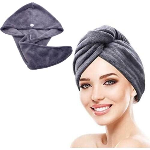 Microfiber Quick Dry Hair Dryer Bath Towel Wrap Hat Dry Quick Turban Cap Quick absorbent towel Quick-drying Washcloth