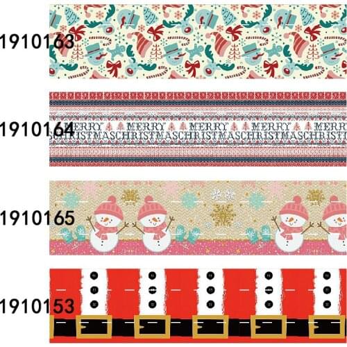 FLRARIBBONS 22mm 38mm 75mm Christmas character ribbon