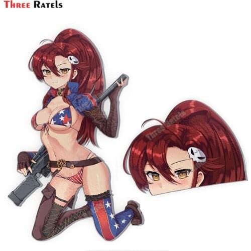 Three Ratels D114 Fourth Of July Yoko Personalized Creative Scratch Stickers And Decals