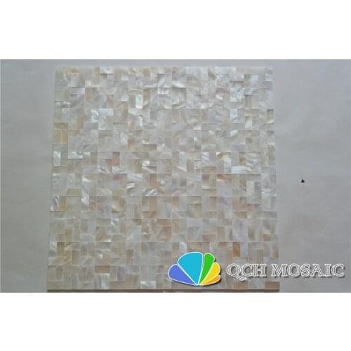 Freshwater shell mother of pearl mosaic tile for kitchen backsplash and bathroom 11 square feet/lot seamless wall tile