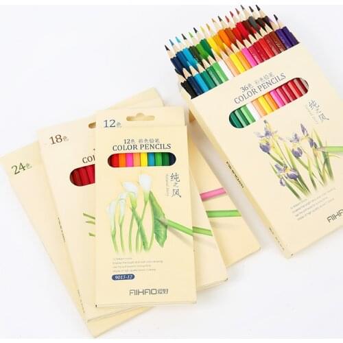 Nature story color pencils for drawing 36 different colores pencil set Crayon Stationery Office school supplies lapices 6988